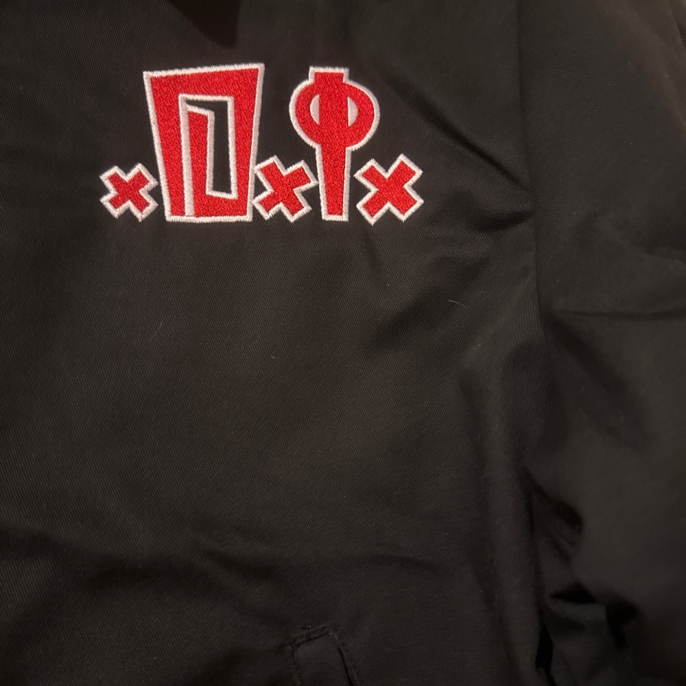 Men's Dickies Black D.I . Band Jacket L quilted lining PUNX Orange County CA - Picture 2 of 6